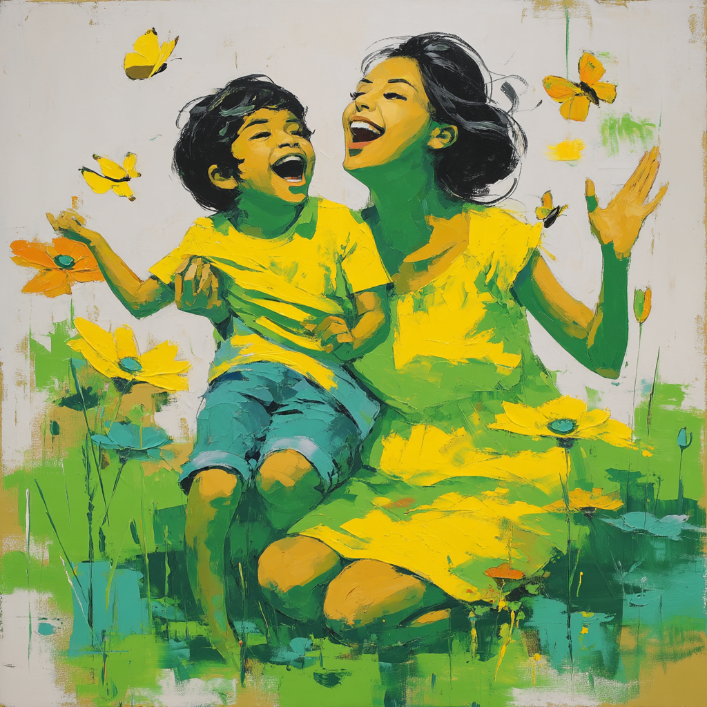 The Joy Of A Mother's Love Painting Number Kit