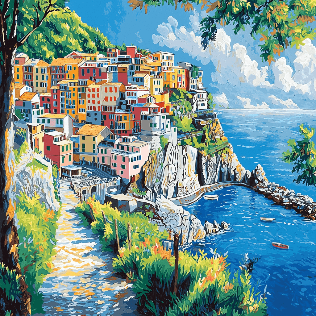 Cinque Terre National Park Paint By Number