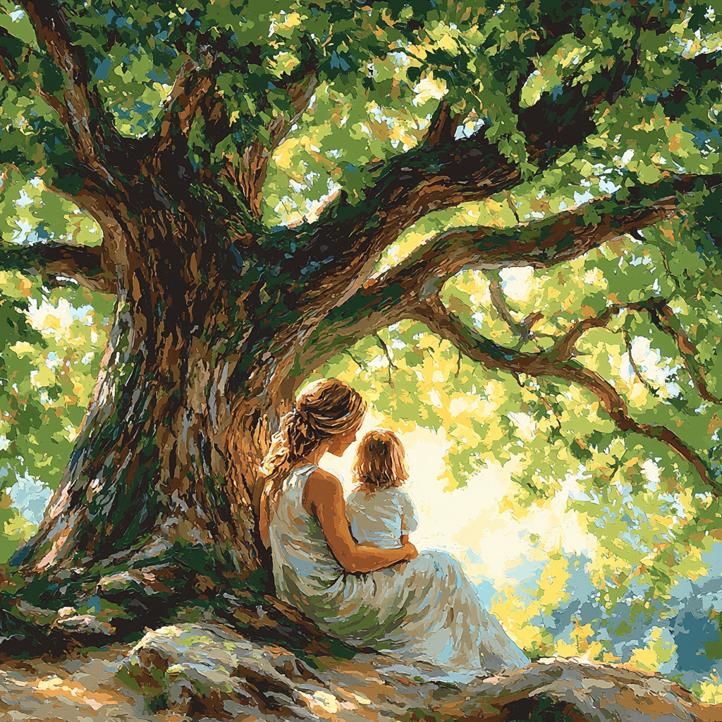 Under The Oak Tree Paint By Color