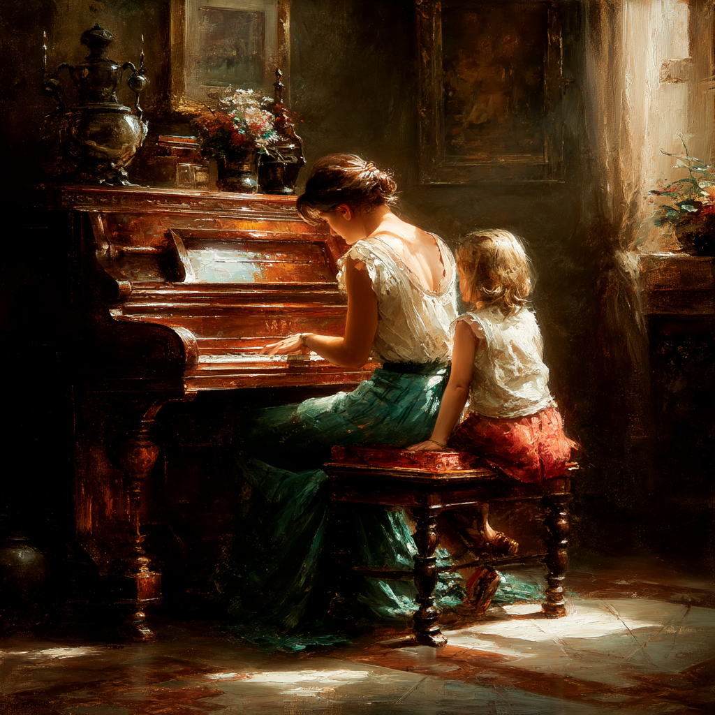 Melodies Of Motherhood Paint By Color