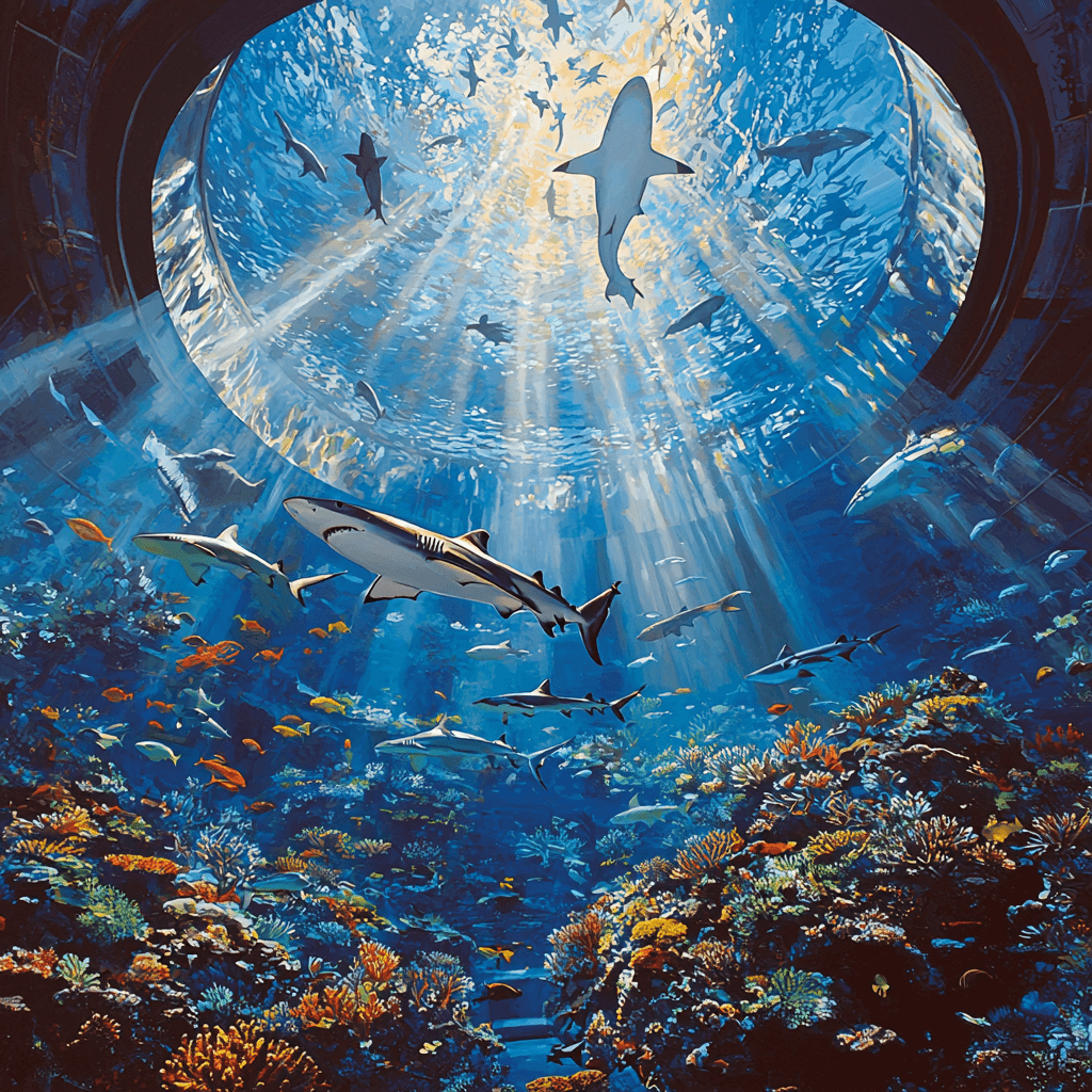 Lisbon Oceanarium - Lisbon Numbered Painting Kits