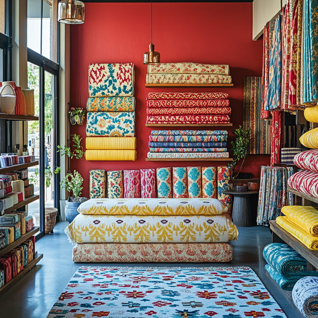 Henri Matisse Inspired Sunlit Textile Shop Paint by numbers art