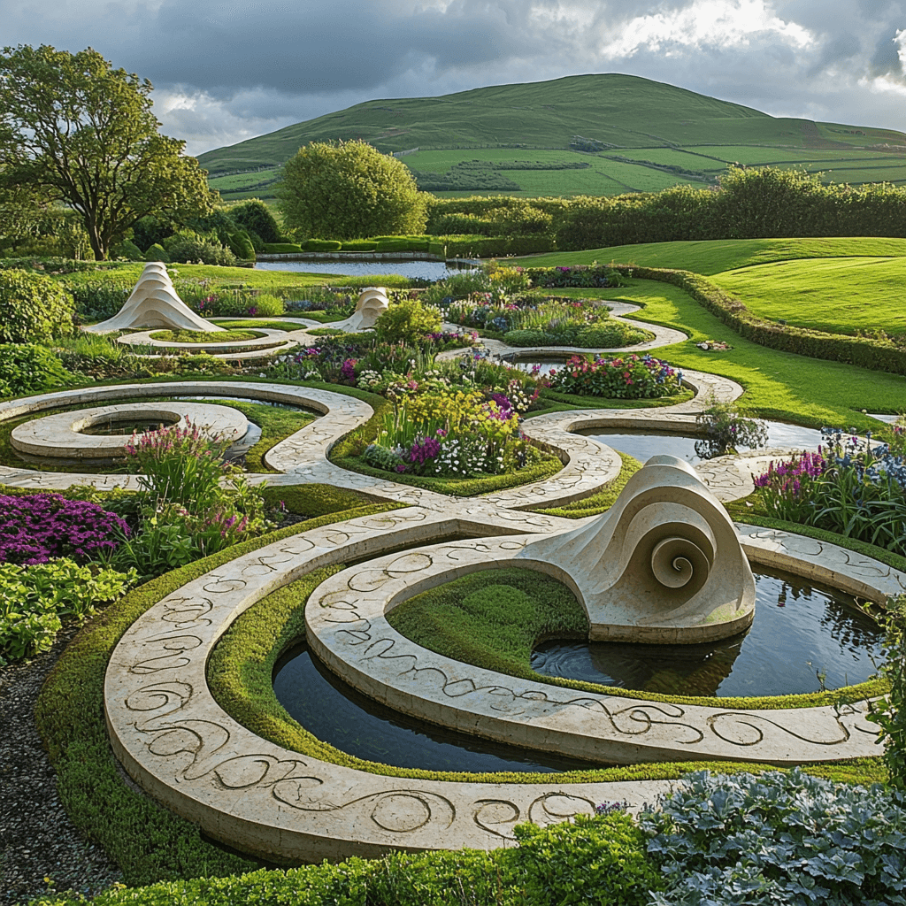 Garden Of Cosmic Speculation - Scotland Paint By Numbers