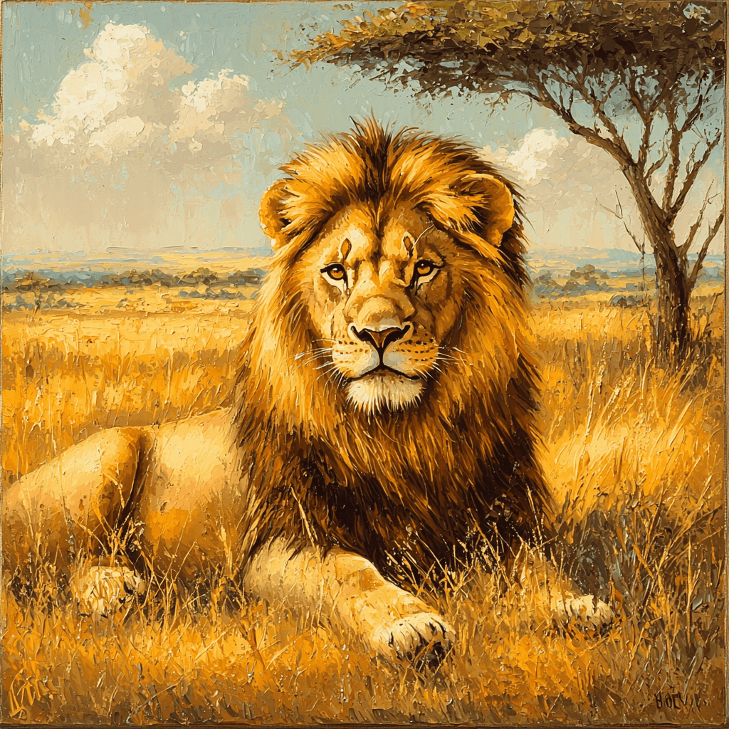 George Stubbs Inspired Wildlife Majesty DIY Paint By Numbers