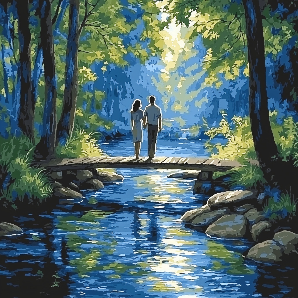 Guiding Hands And Hearts Paint By Color