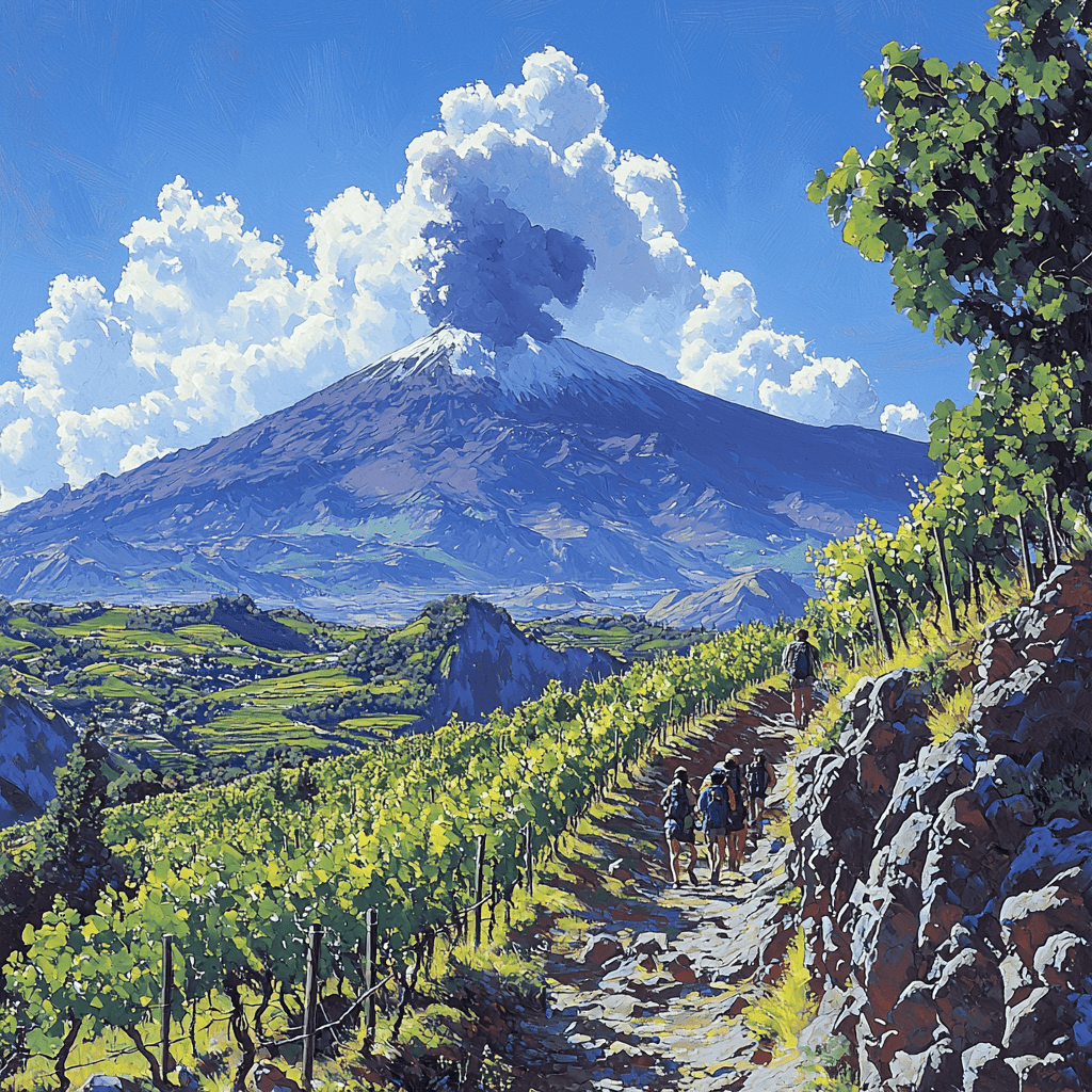 Mount Etna Painting Number Kit