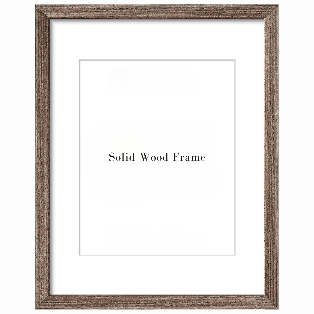 Natural Solid Wooden Picture Frame
