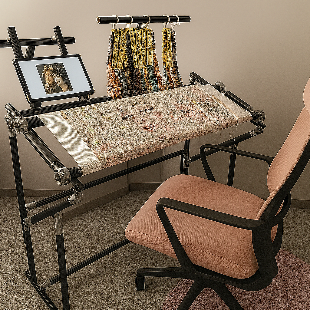 Aluminum Alloy Scroll Frame For Cross Stitch