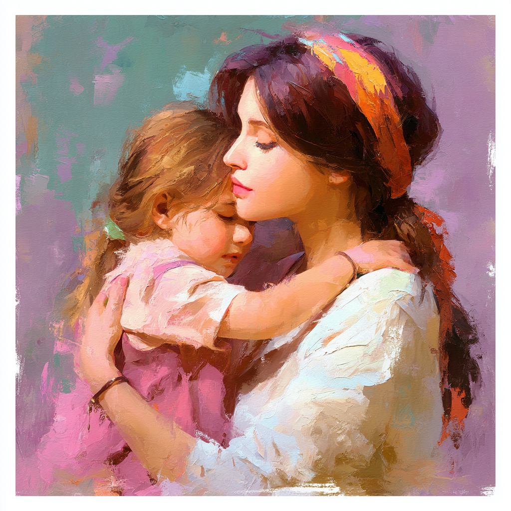 A Mother’s Heart And Hands Paint By Number