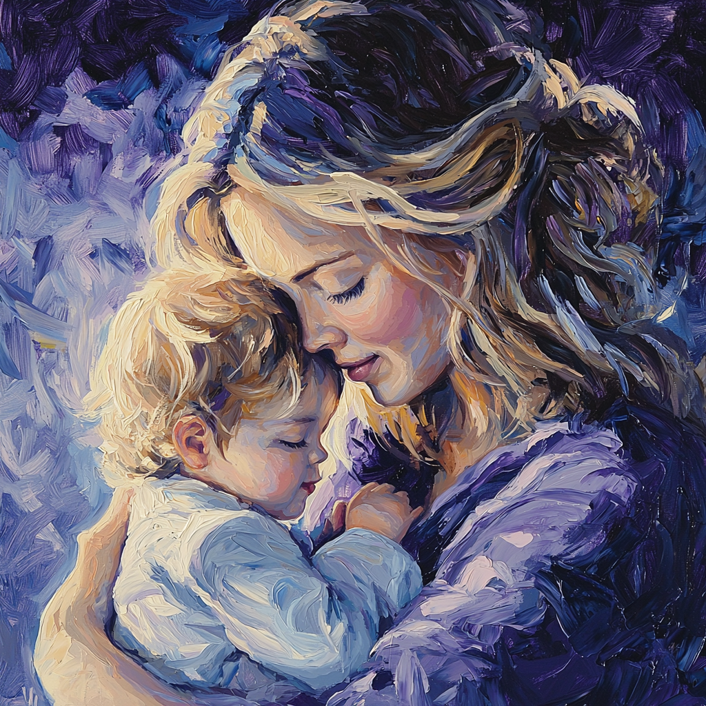 Timeless Motherly Lullaby DIY Paint By Numbers