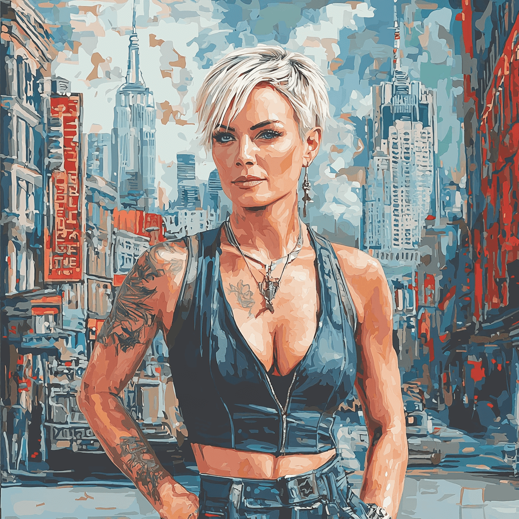 Charlize Theron: The Fearless Atomic Blonde Paint By Number