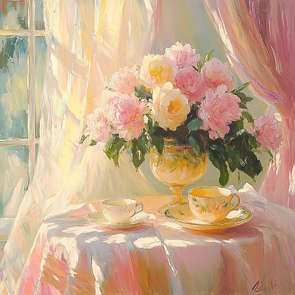 Edgar Degas Inspired Soft Embrace Painting Number Kit