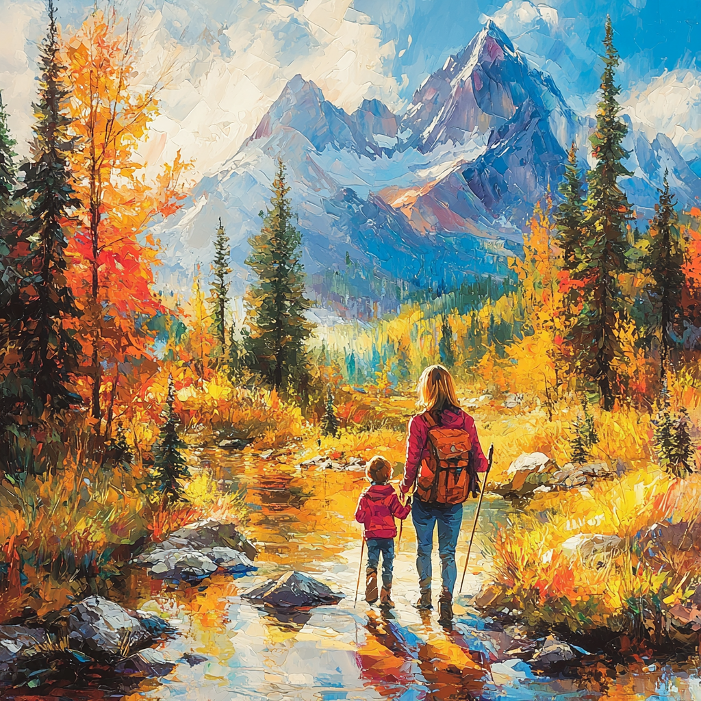 Mother And Me Adventure Paint By Numbers