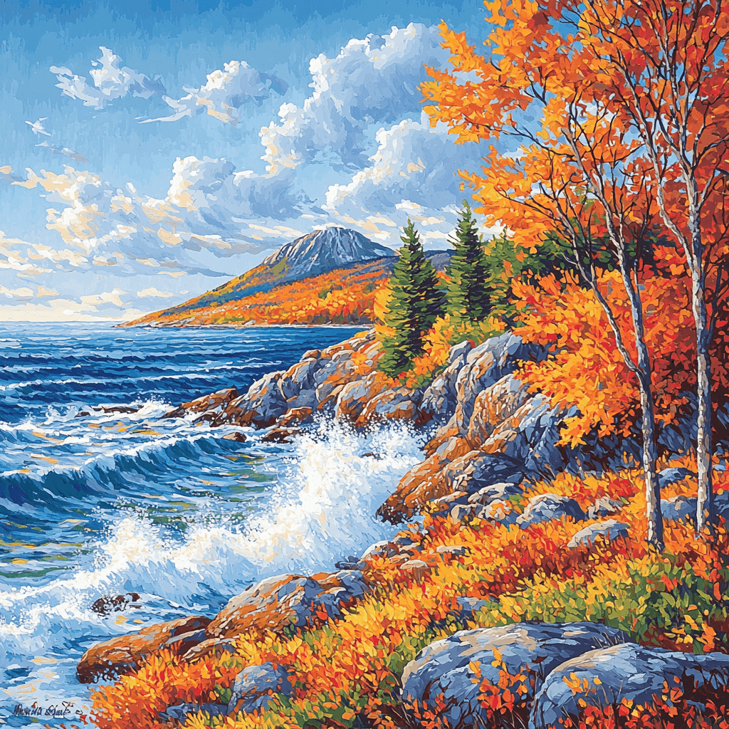 Acadia National Park Paint By Numbers