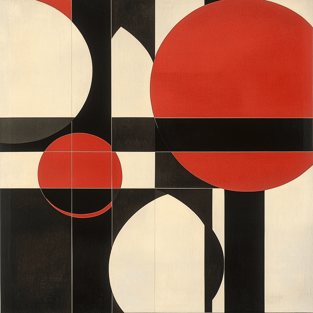 Kazimir Malevich Inspired Geometric Whispers Numbered Painting Kits