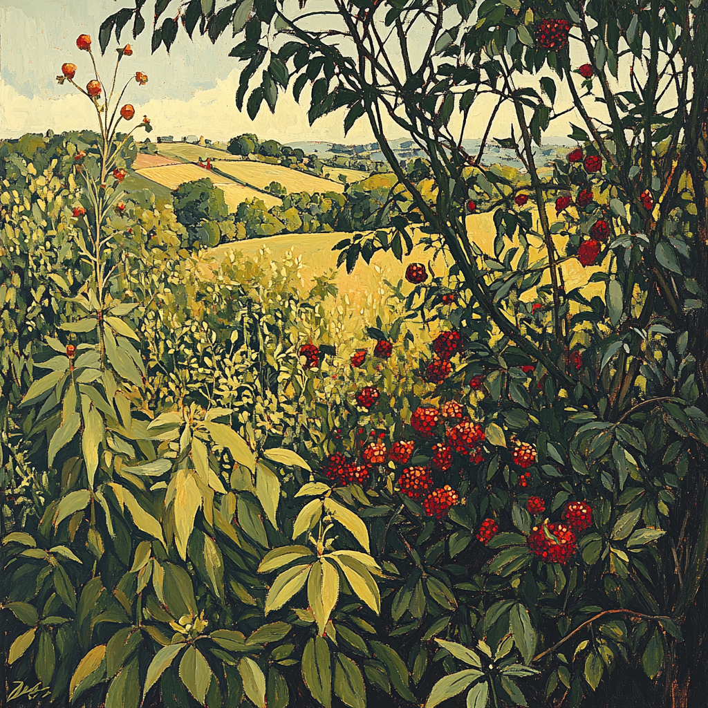 Frida Kahlo Inspired Kitchen Garden Numbered painting kits