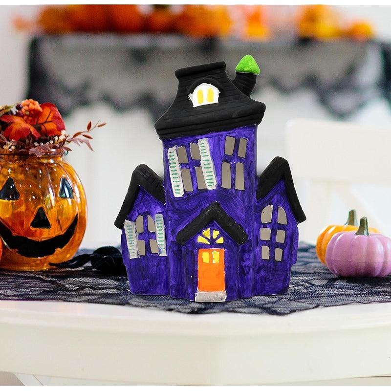 Ceramic Halloween Haunted House Paint Craft Kit