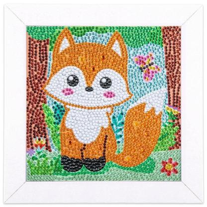 Diamond Art Kit With Wooden Frame For Crafting