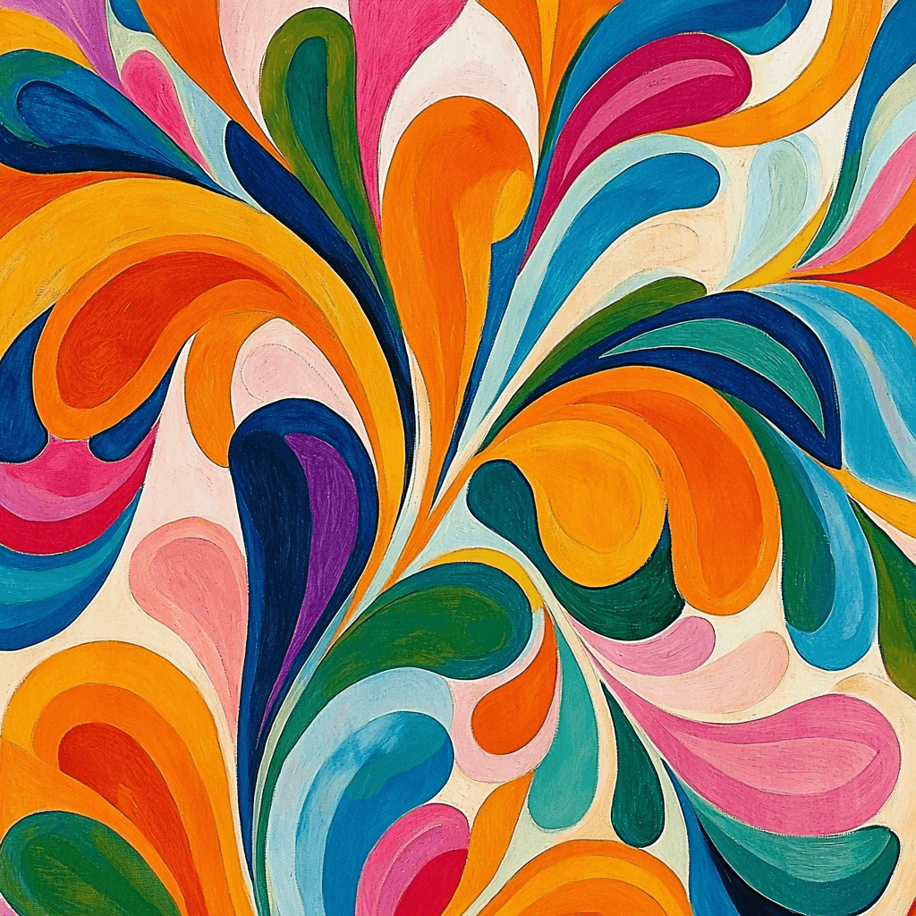 Henri Matisse Inspired Joyful Whirl Paint By Numbers Kits