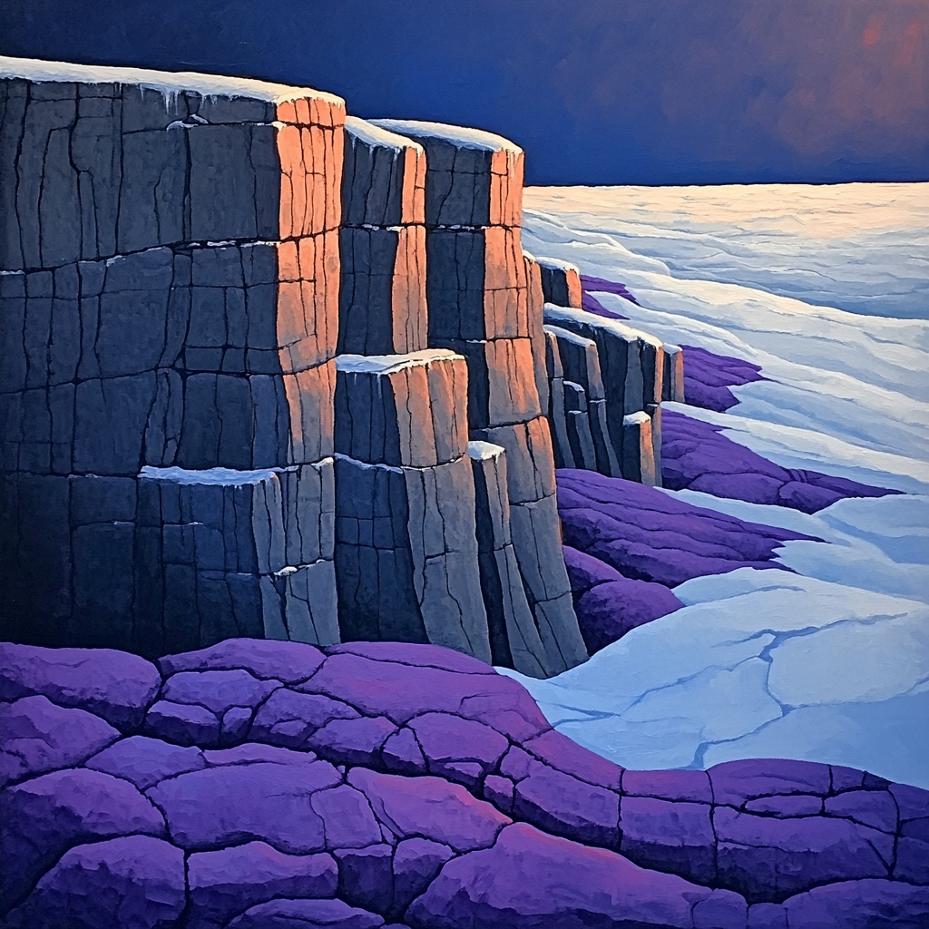 A.Y. Jackson Inspired Arctic Rock Chorus painting number kit