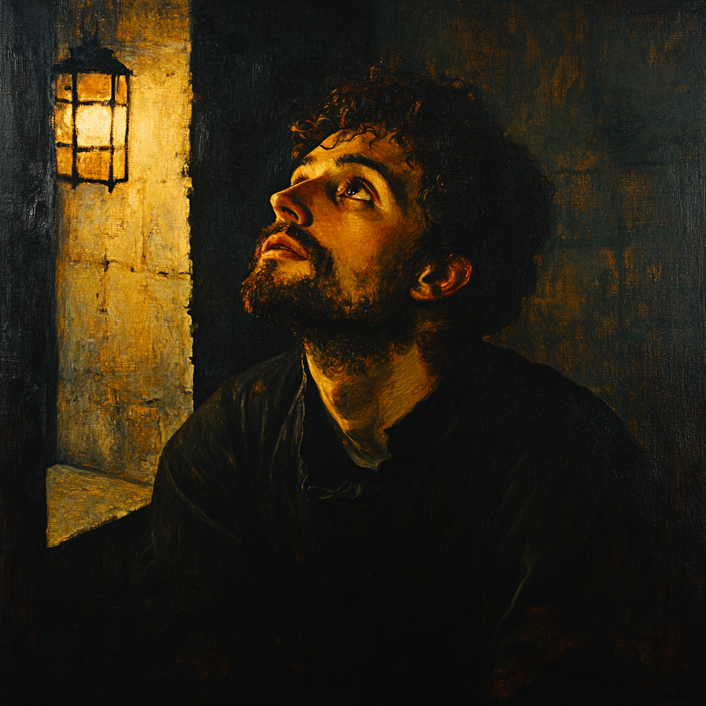 Caravaggio Inspired Dramatic Lighting Scene painting number kit