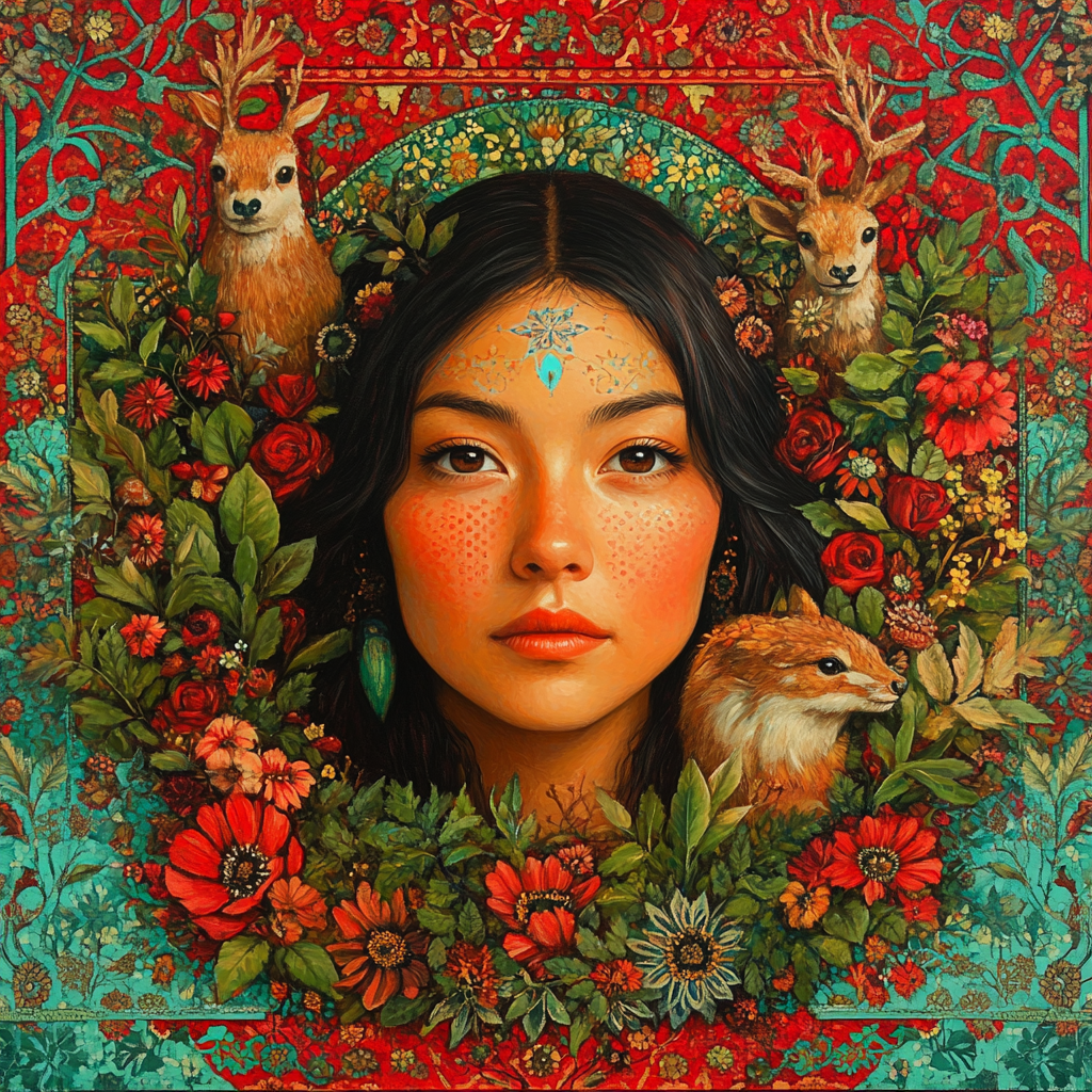 Frida Kahlo Inspired Garden Of Memory Painting by numbers kit