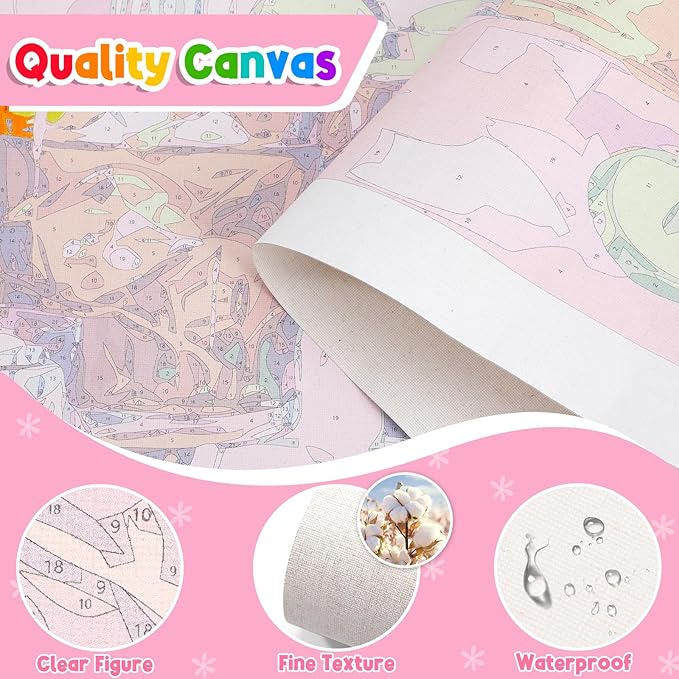 Beginner Paint by Numbers FIFA 2026 Canvas Kit 