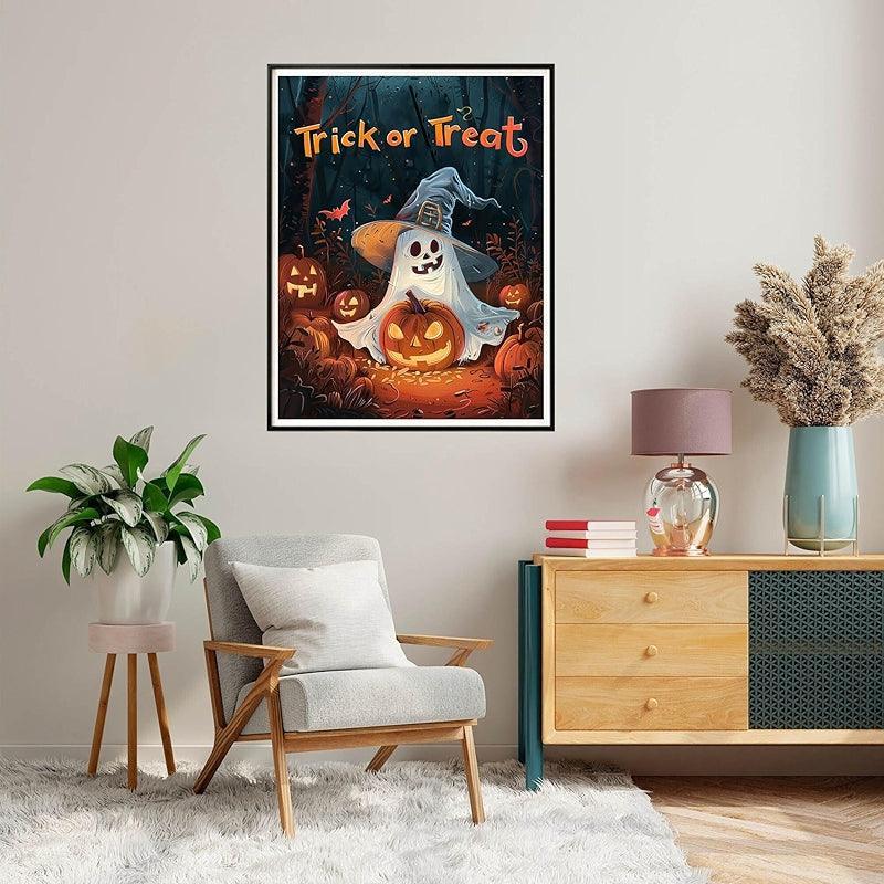 Paint By Numbers Ghost Art Kit For All Skill Levels