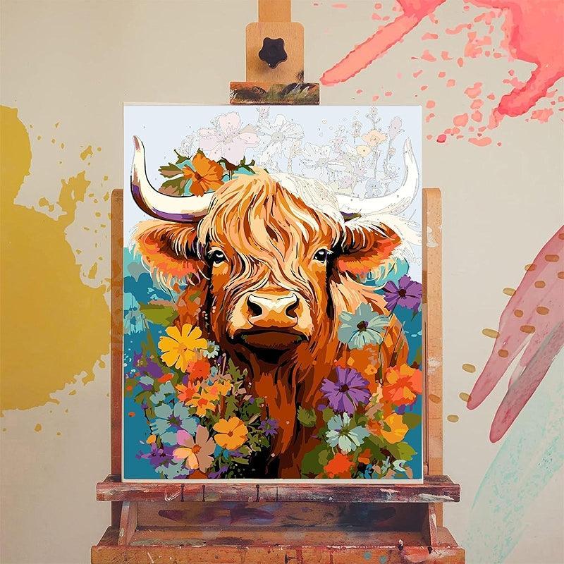 Skull Paint By Numbers For Adults DIY Oil Painting On Canvas