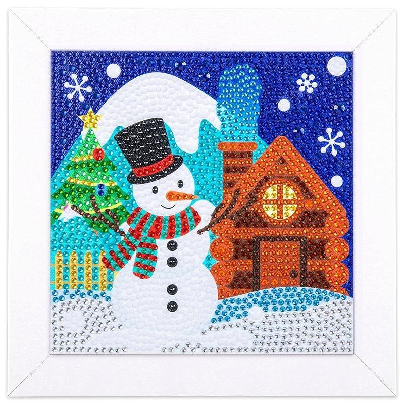 Diamond Art Kit With Wooden Frame For Crafting