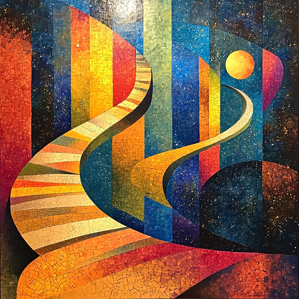 Joan Miró Inspired Sculpted Shadows Paint By Numbers Art