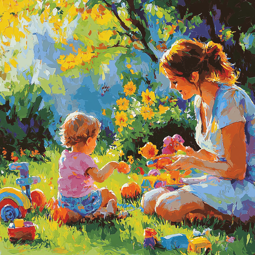 Mom's Heart Of Joy DIY Paint By Numbers