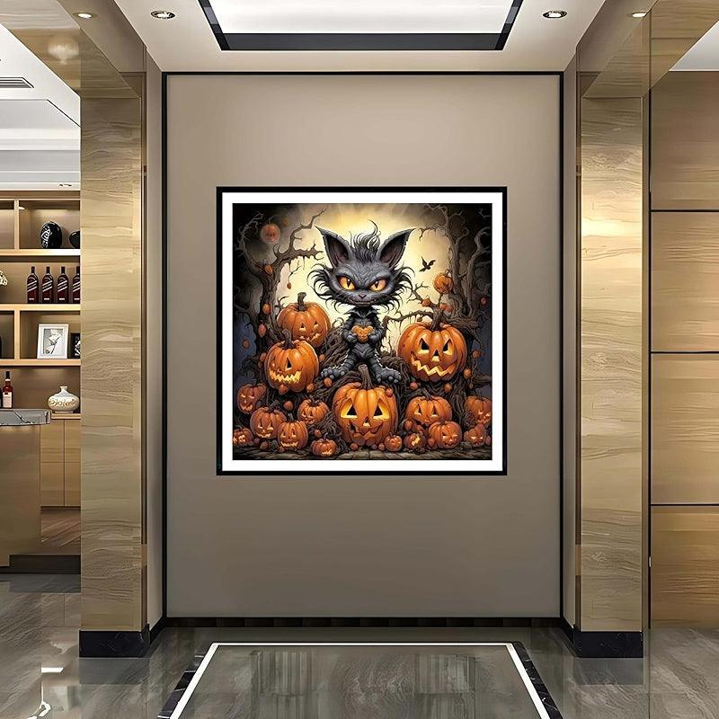 5D Diamond Painting Kit Halloween Skull Eagle Art