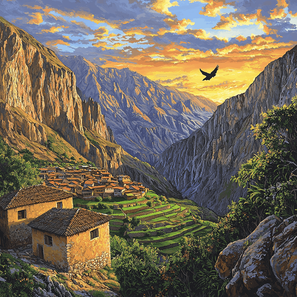 Colca Canyon Painting Number Kit