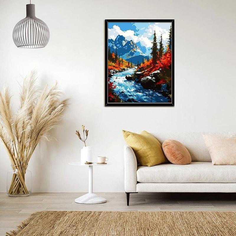 Paint By Numbers Kit Black Cat Canvas Art