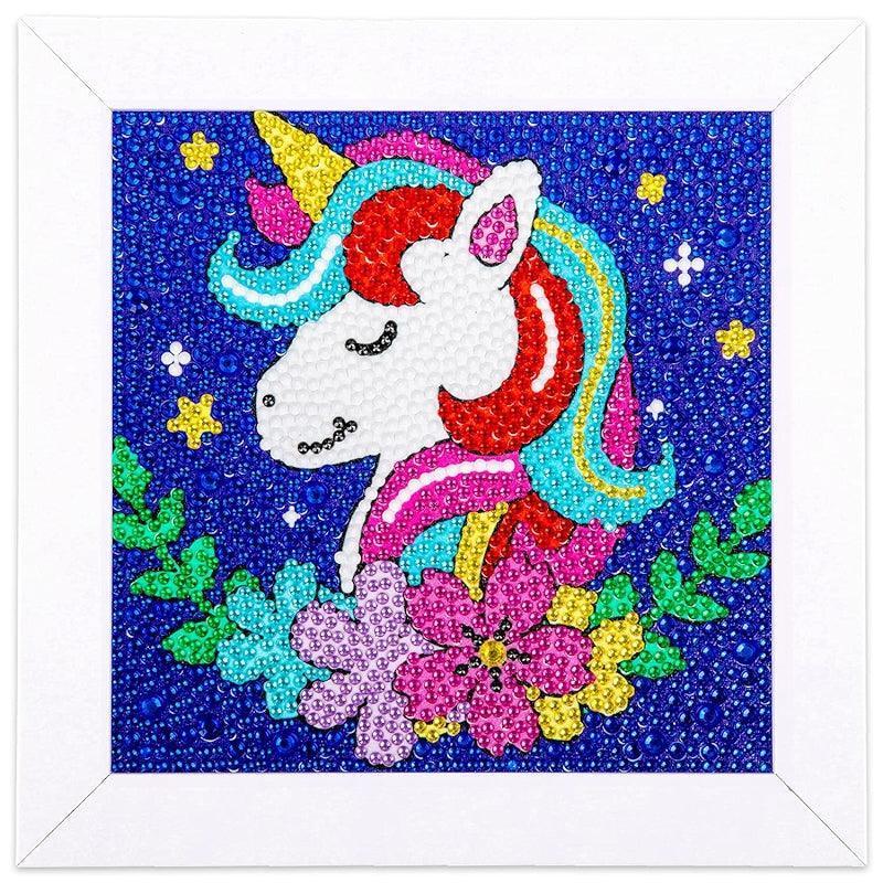 Diamond Art Kit With Wooden Frame For Crafting