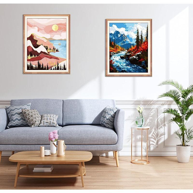 Paint By Numbers Kit Black Cat Canvas Art