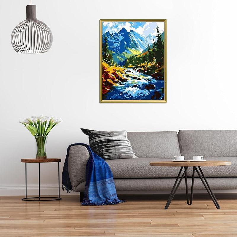 Paint By Numbers Kit Black Cat Canvas Art