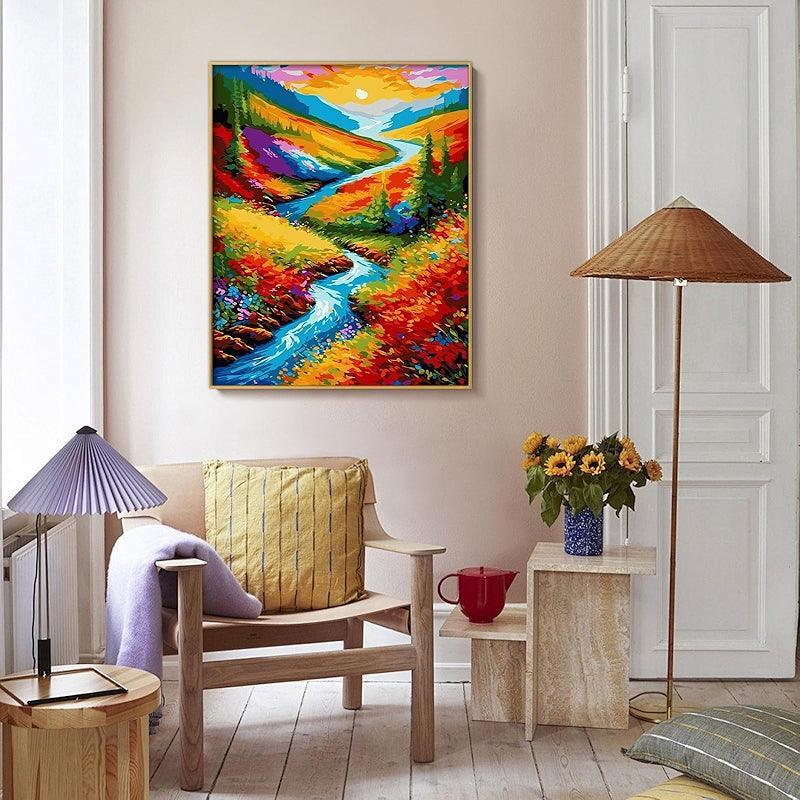 Paint By Numbers Kit Black Cat Canvas Art