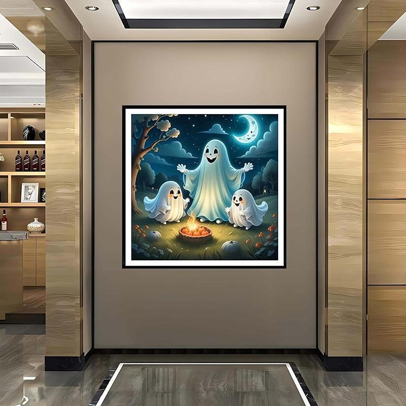 5D Diamond Painting Kit Halloween Skull Eagle Art