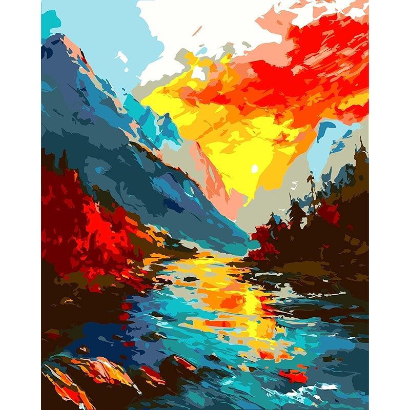 Paint By Numbers Kit Black Cat Canvas Art