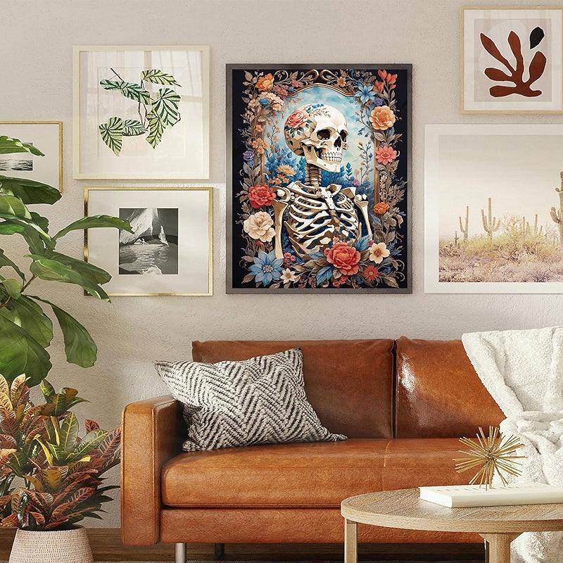 Skull Paint By Numbers For Adults DIY Oil Painting On Canvas