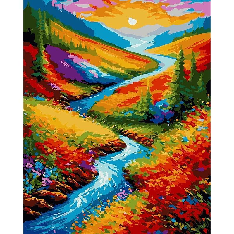 Paint By Numbers Kit Black Cat Canvas Art