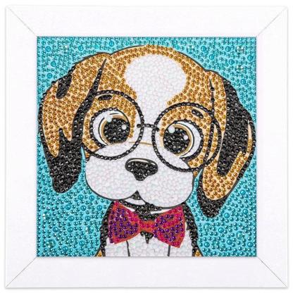 Diamond Art Kit With Wooden Frame For Crafting