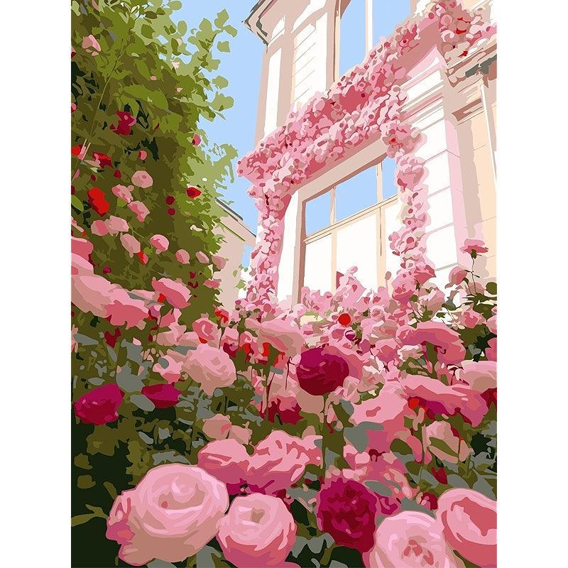 Paint By Number Kit For Adults And Beginners Cat Flowers