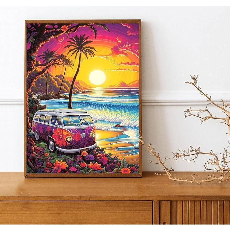 Paint By Numbers Kit For Adults And Beginners Acrylic Mushroom