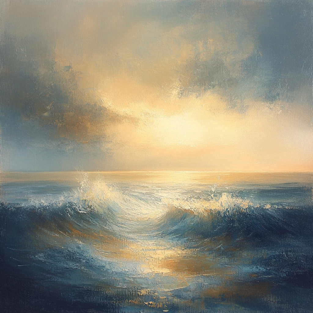 Turner Inspired Stormbound Ship paint by color