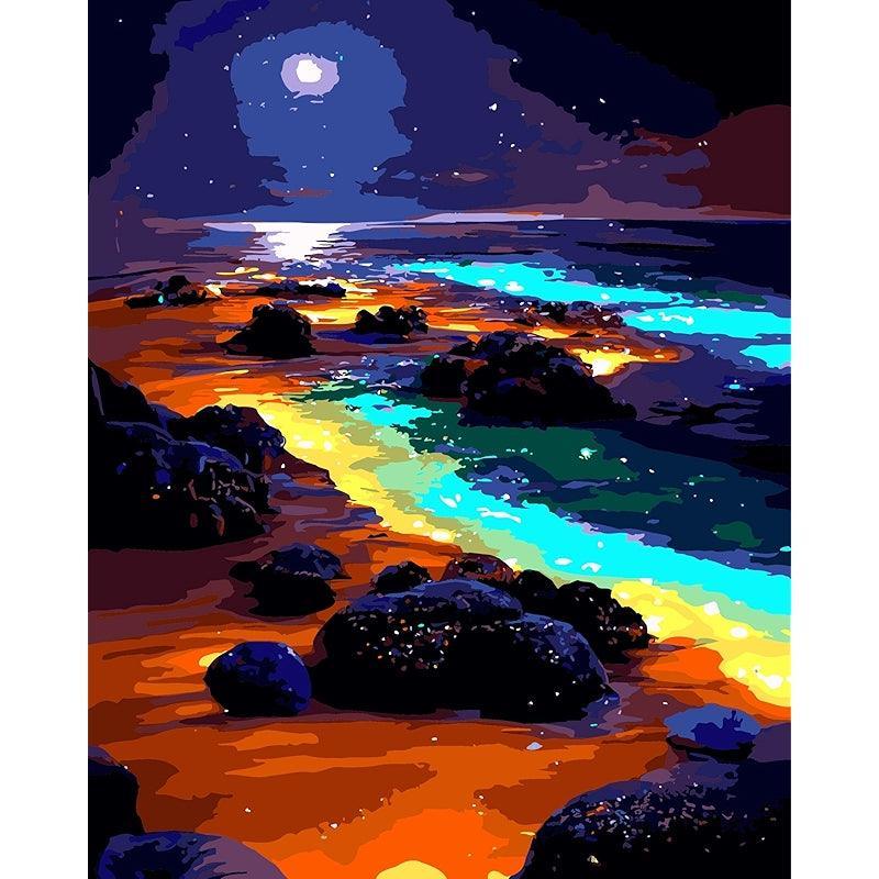 Paint By Numbers Kit Black Cat Canvas Art