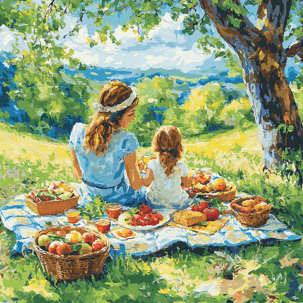 Joyful Moments In Nature Number Painting