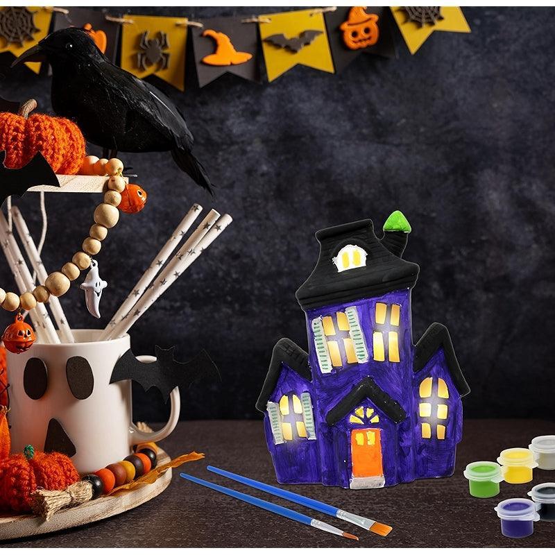Ceramic Halloween Haunted House Paint Craft Kit